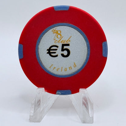 The 78 Club Dublin Ireland €5 Casino Chip
