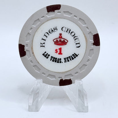 Kings Crown Las Vegas Nevada 1980s $1 Movie Prop Chips N1828