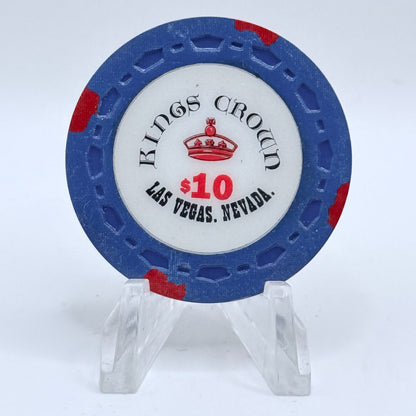 Kings Crown Las Vegas Nevada 1990s $10 Imitation Chip N8660