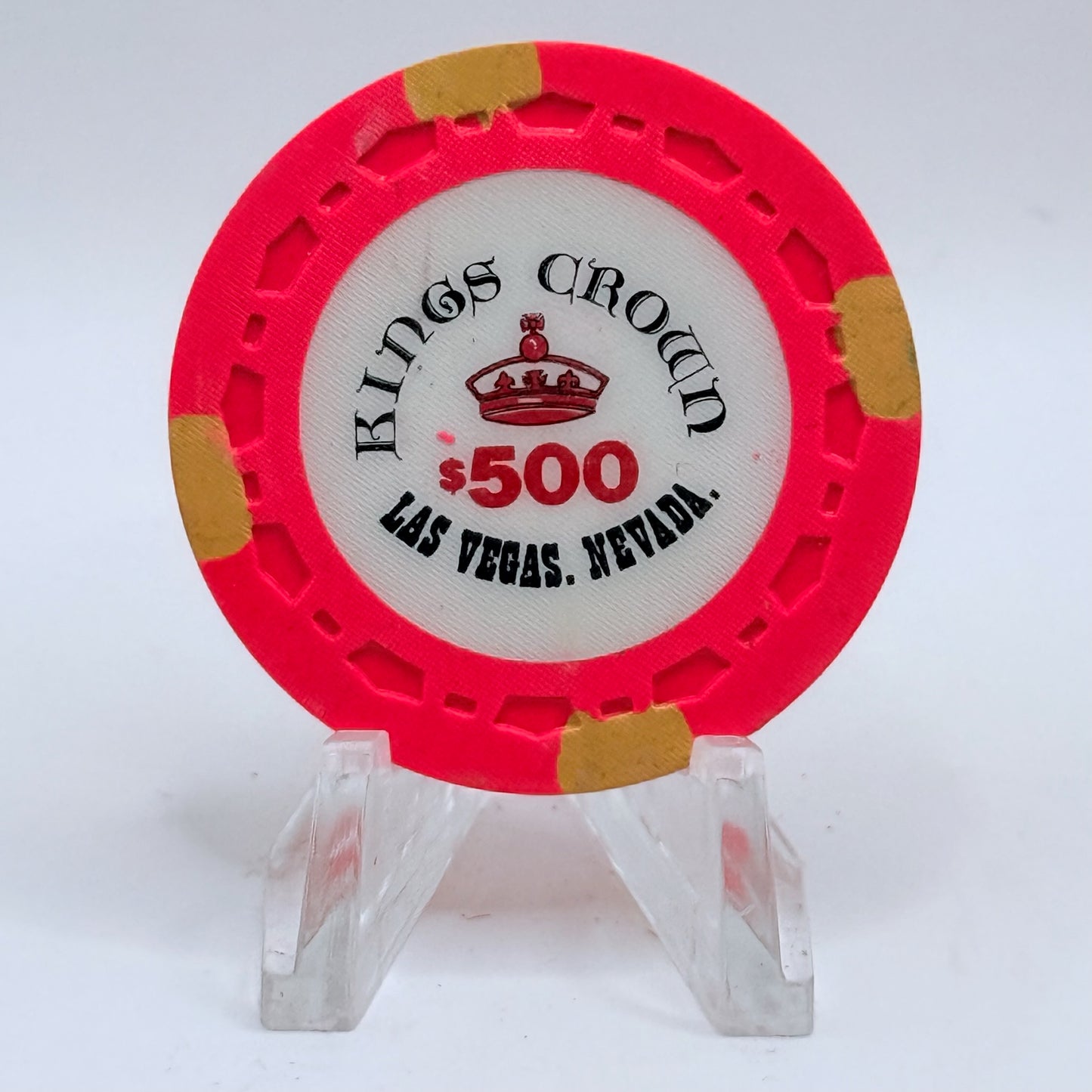 Kings Crown Las Vegas Nevada 1980s $500 Imitation Chip N6646