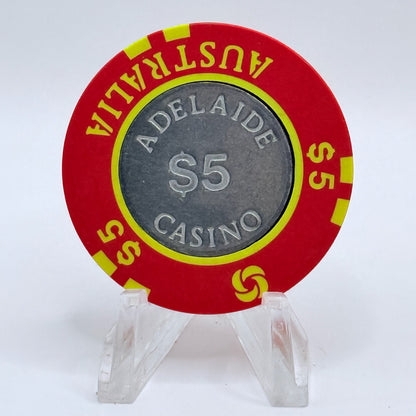Adelaide Casino Adelaide SA $5 Casino Chip