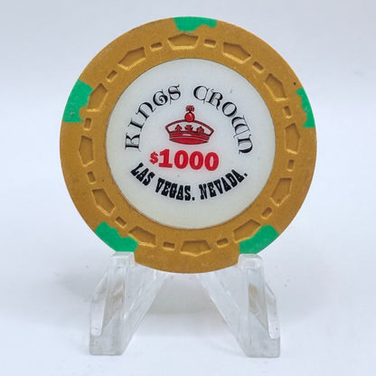 Kings Crown Las Vegas Nevada 1990s $1000 Imitation Chip