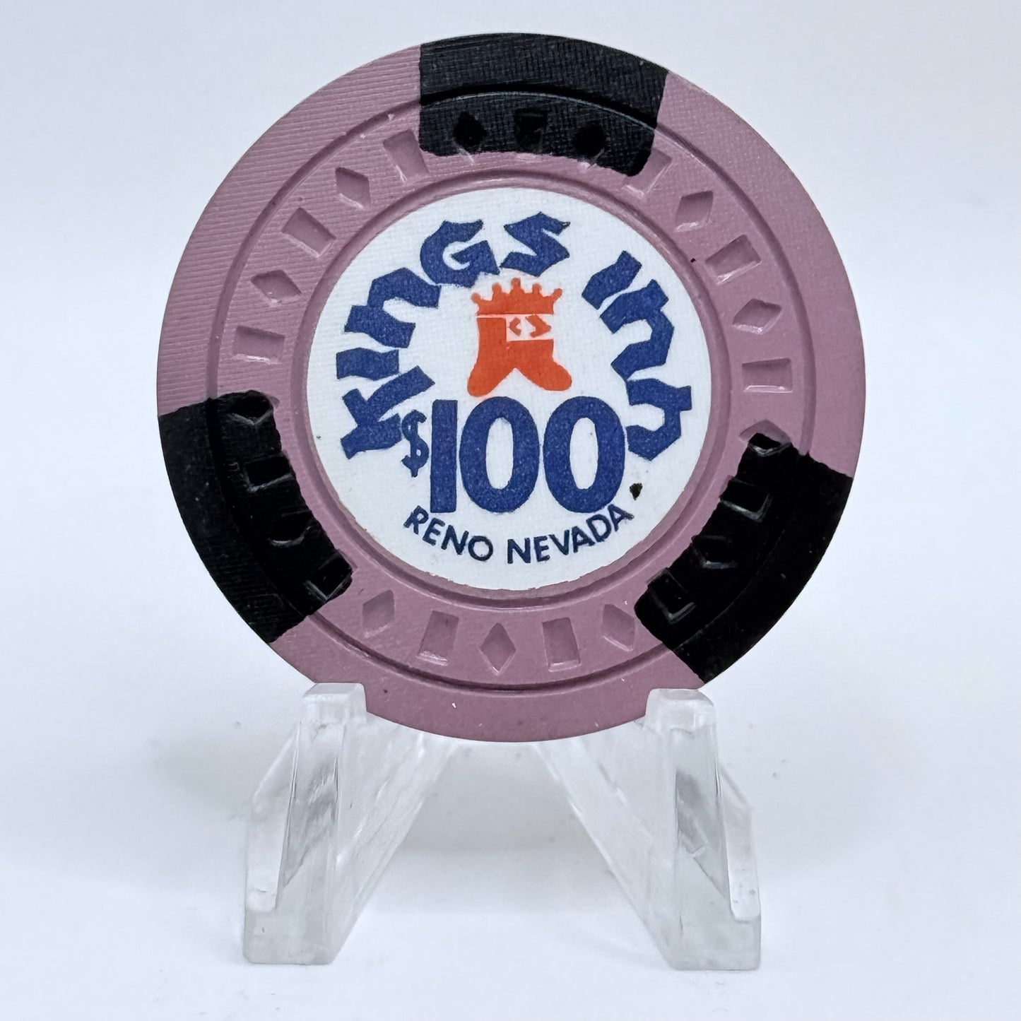 Al Bergendahl Kings Inn Reno Nevada 1974 LE $100 Casino Chip V4718