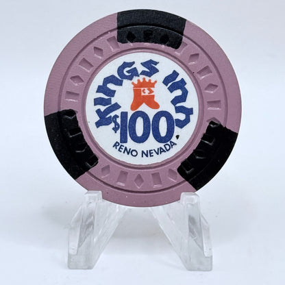 Al Bergendahl Kings Inn Reno Nevada 1974 LE $100 Casino Chip V4718
