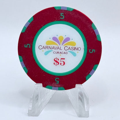 Carnaval Casino (Renaissance Resort) Willemstad Curacao $5 Casino Chip