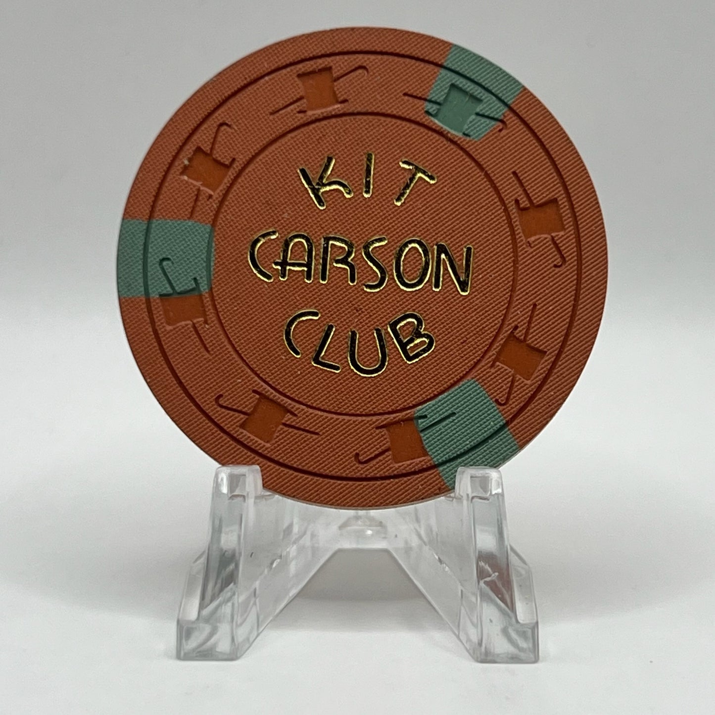 Kit Carson Club Carson City NV 1960s $25 Chip N3720