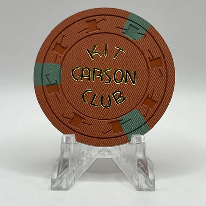 Kit Carson Club Carson City NV 1960s $25 Chip N3720