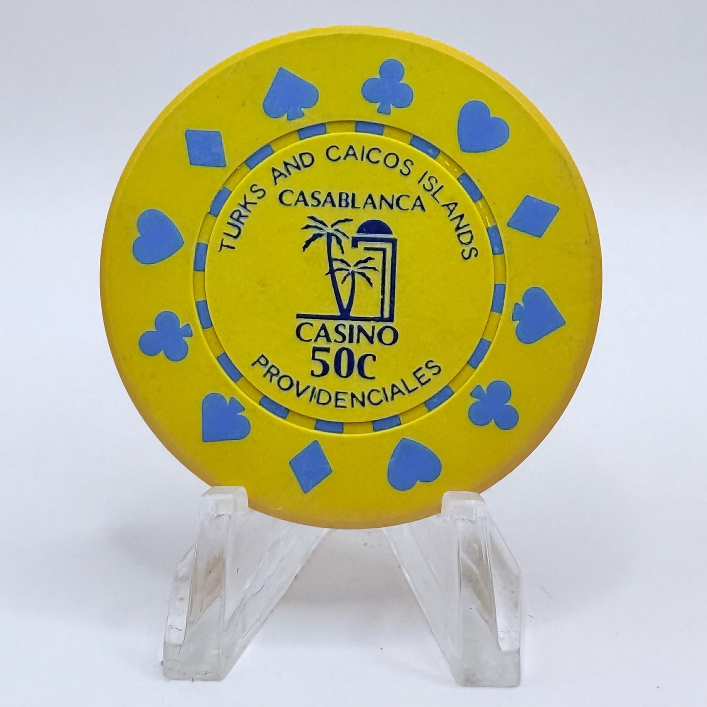 Casablanca Casino Providenciales Turks $0.50 Casino Chip