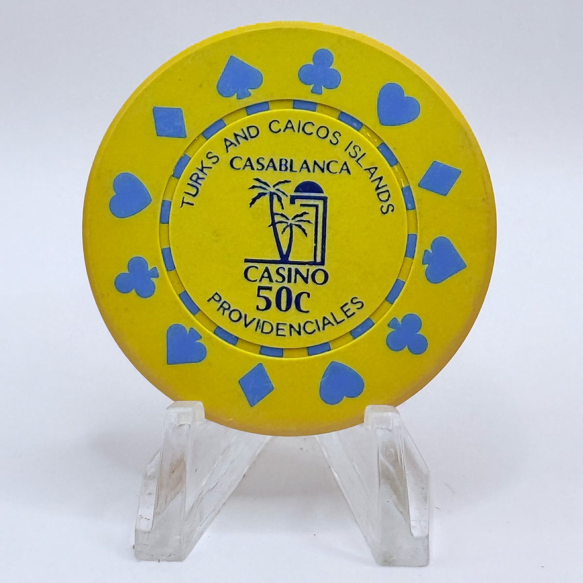 Casablanca Casino Providenciales Turks $0.50 Casino Chip