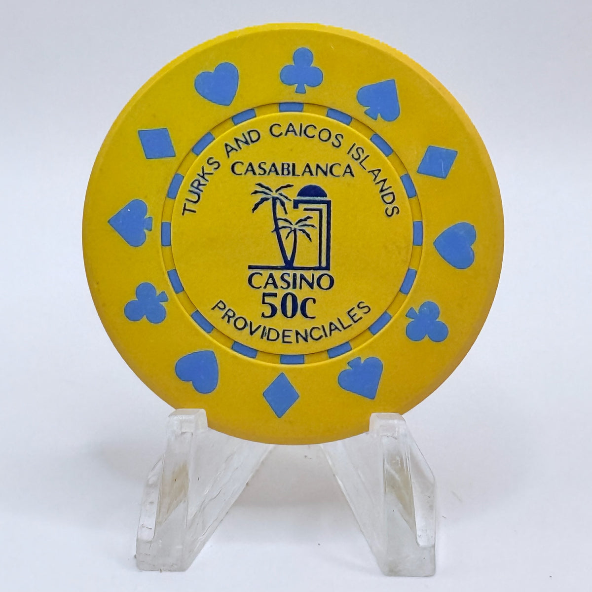 Casablanca Casino Providenciales Turks $0.50 Casino Chip
