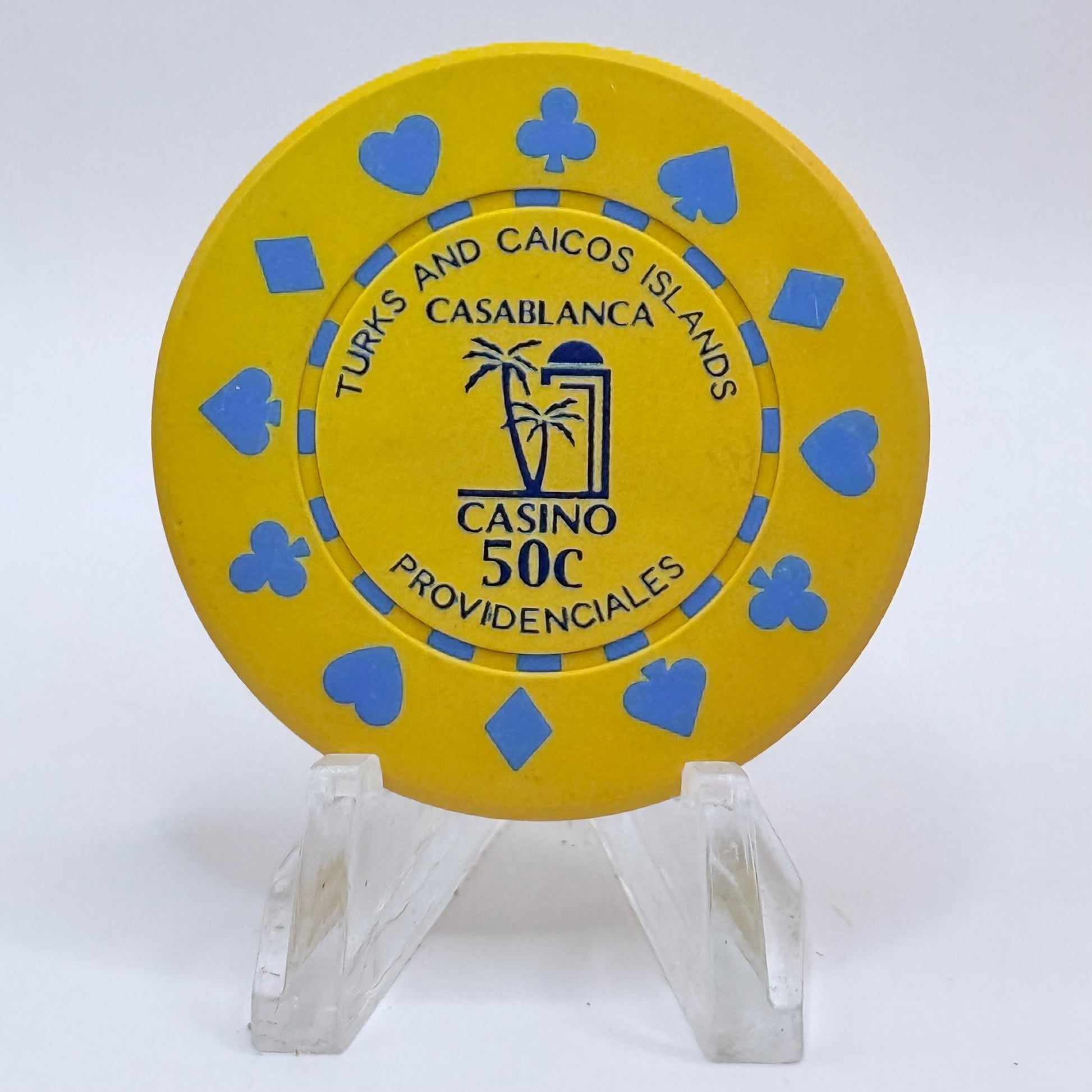 Casablanca Casino Providenciales Turks $0.50 Casino Chip