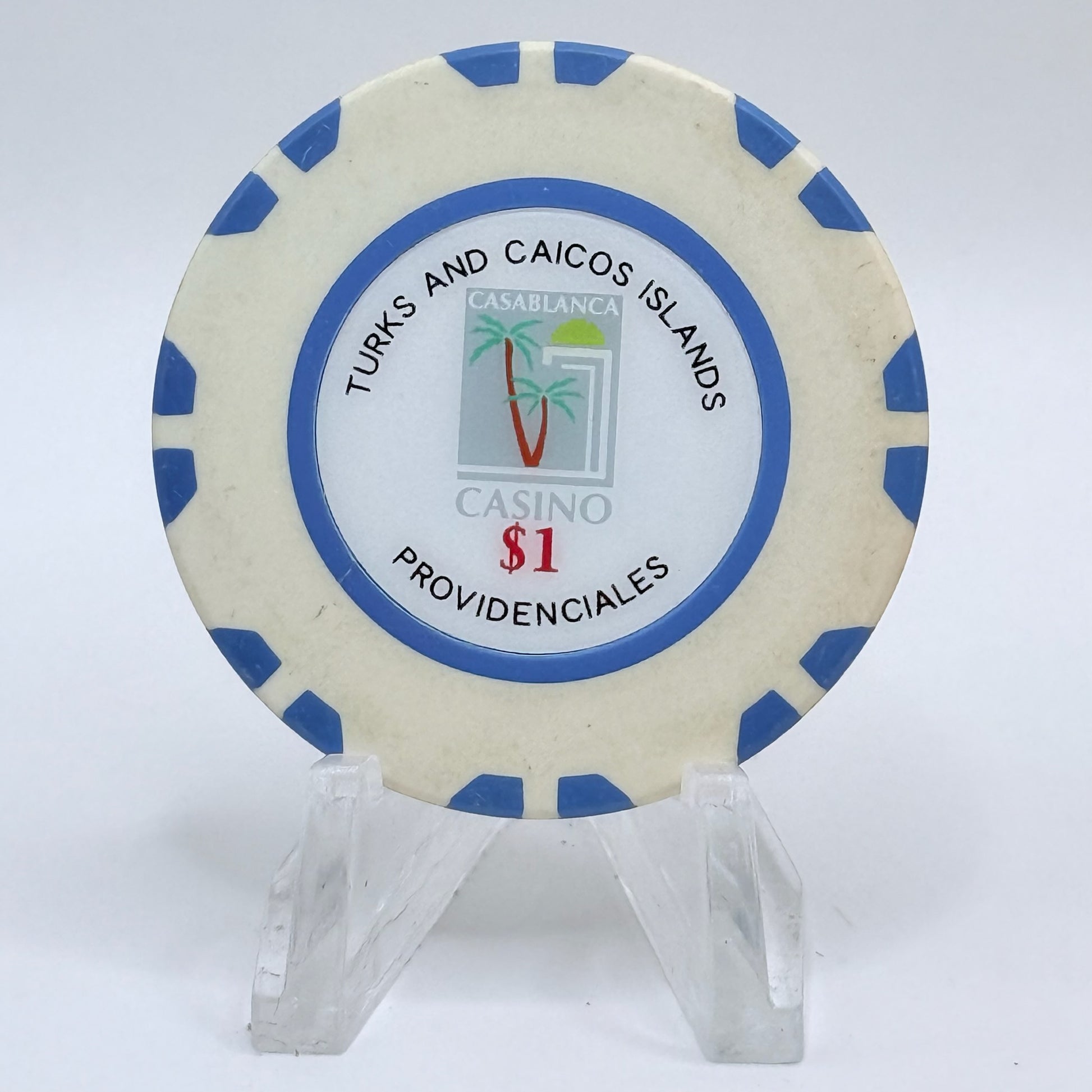 Casablanca Casino Providenciales Turks $1 Casino Chip