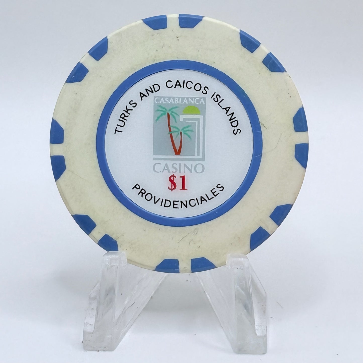 Casablanca Casino Providenciales Turks $1 Casino Chip