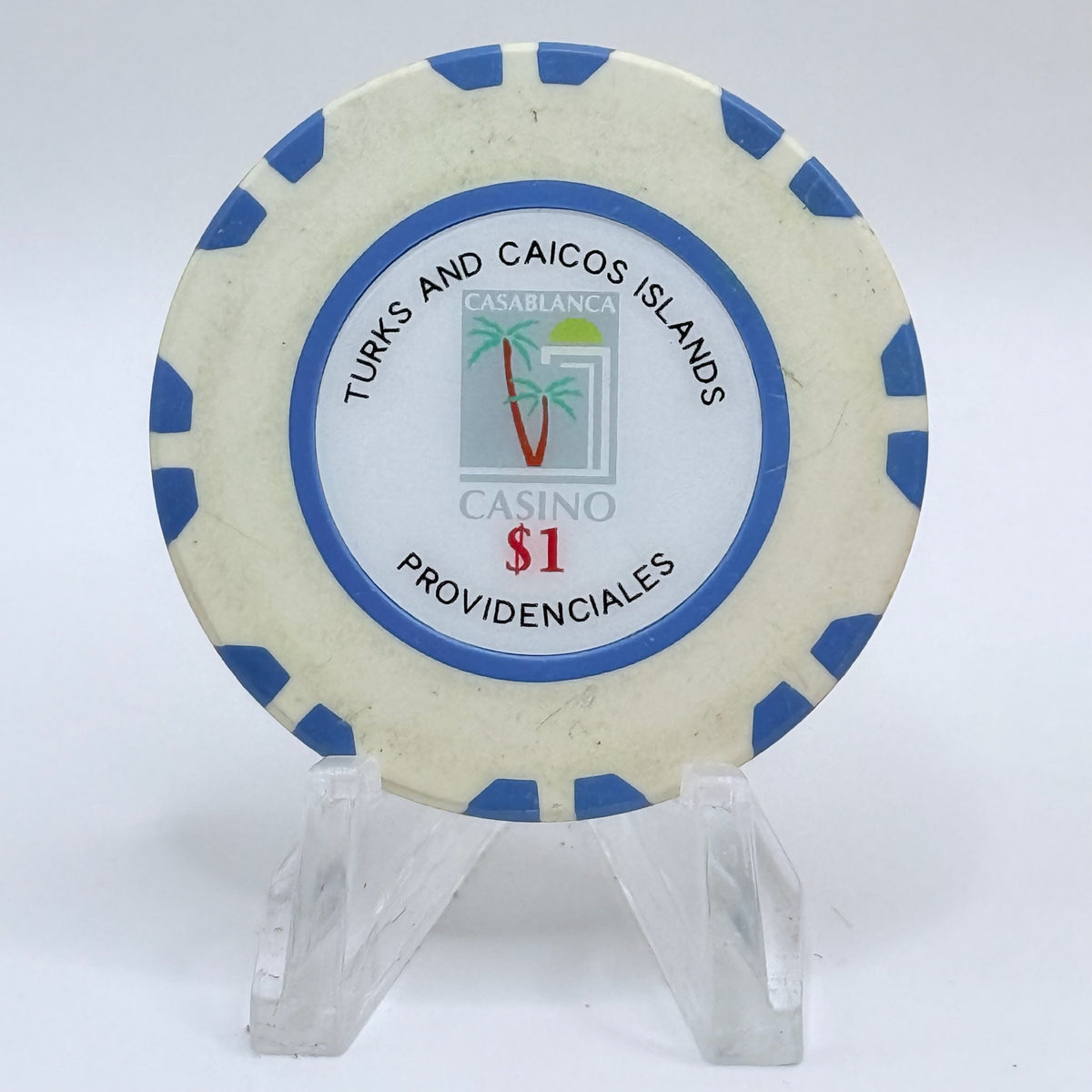 Casablanca Casino Providenciales Turks $1 Casino Chip