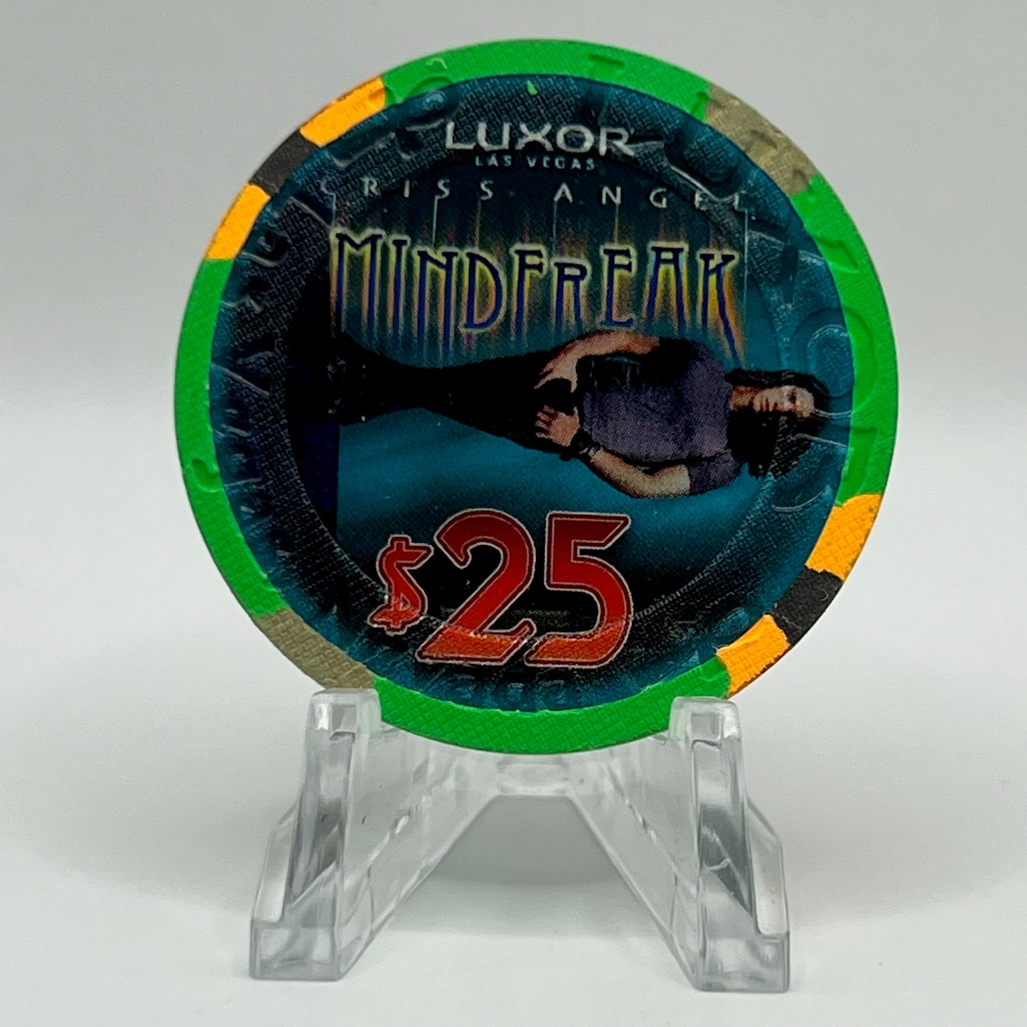 Luxor Las Vegas NV 2008 Mindfreak LE $25 Chip