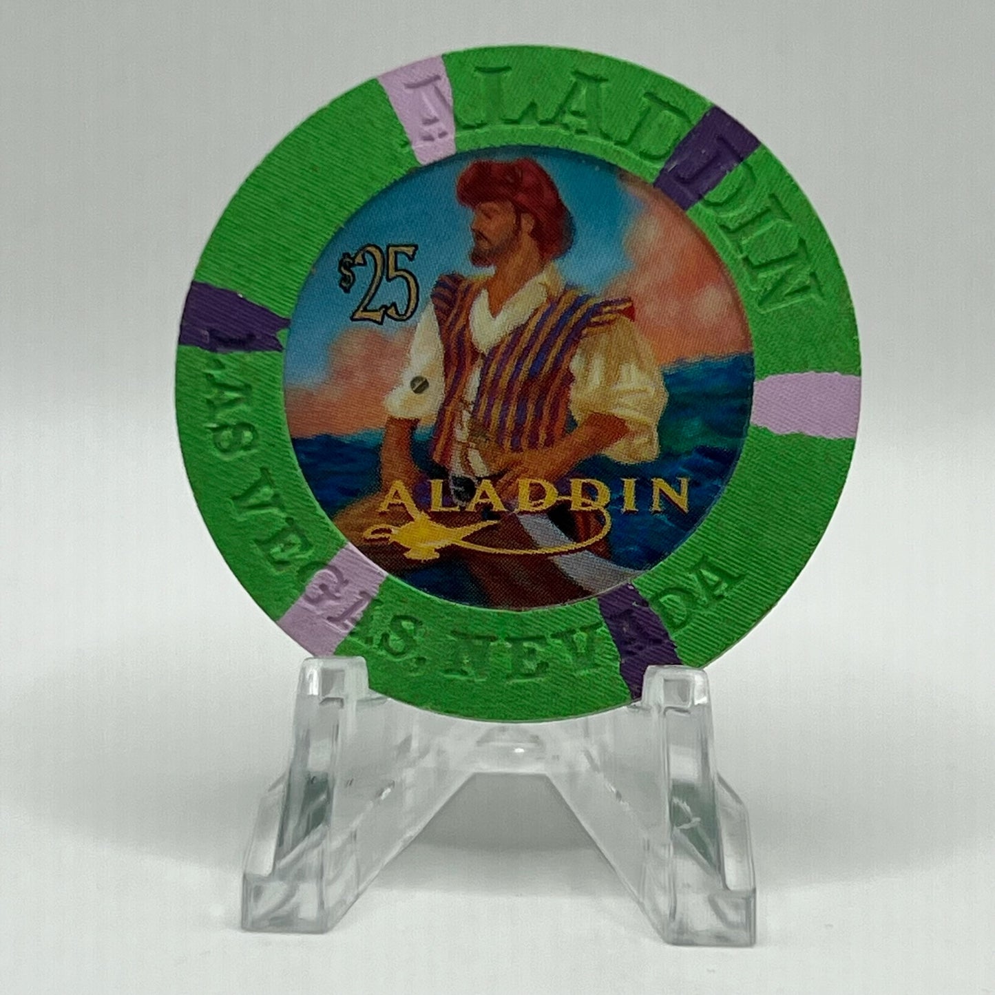 Aladdin Resort & Casino Las Vegas NV 2000 $25 Chip V7147