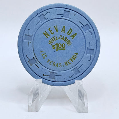 Nevada Hotel Las Vegas Nevada 1980s $1 Casino Chip N2995