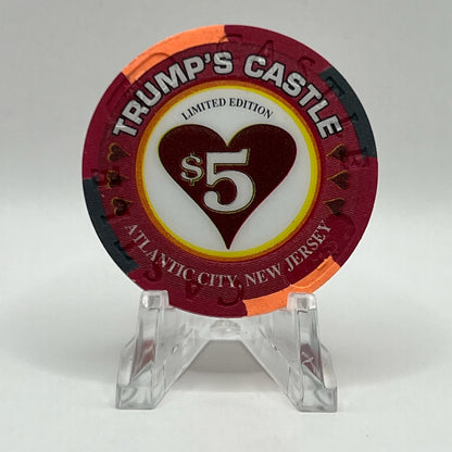 Trump's Castle Atlantic City NJ 1996 Series 4 LE $5 Chip