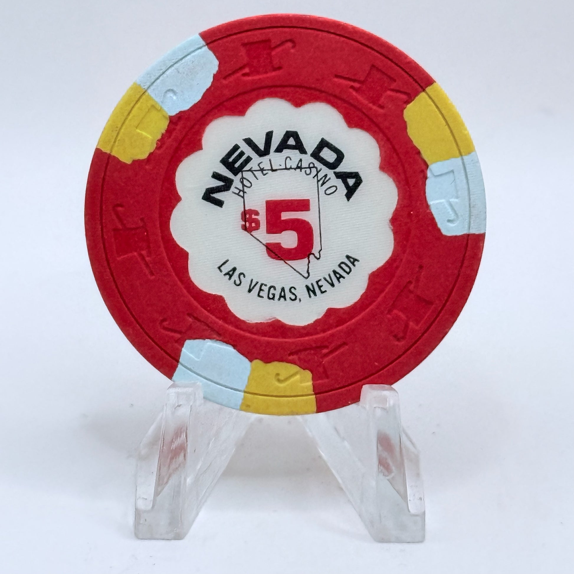 Nevada Hotel Las Vegas Nevada 1990 $5 Casino Chip N1958