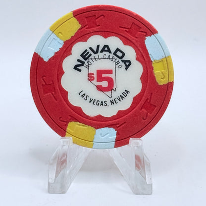 Nevada Hotel Las Vegas Nevada 1990 $5 Casino Chip N1958