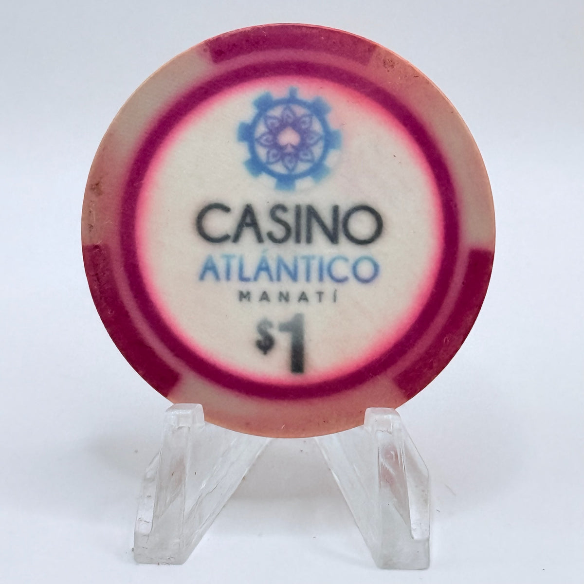 Casino Atlantico Manati Puerto Rico $1 Casino Chip