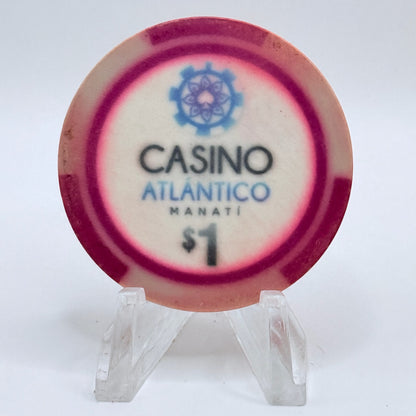 Casino Atlantico Manati Puerto Rico $1 Casino Chip