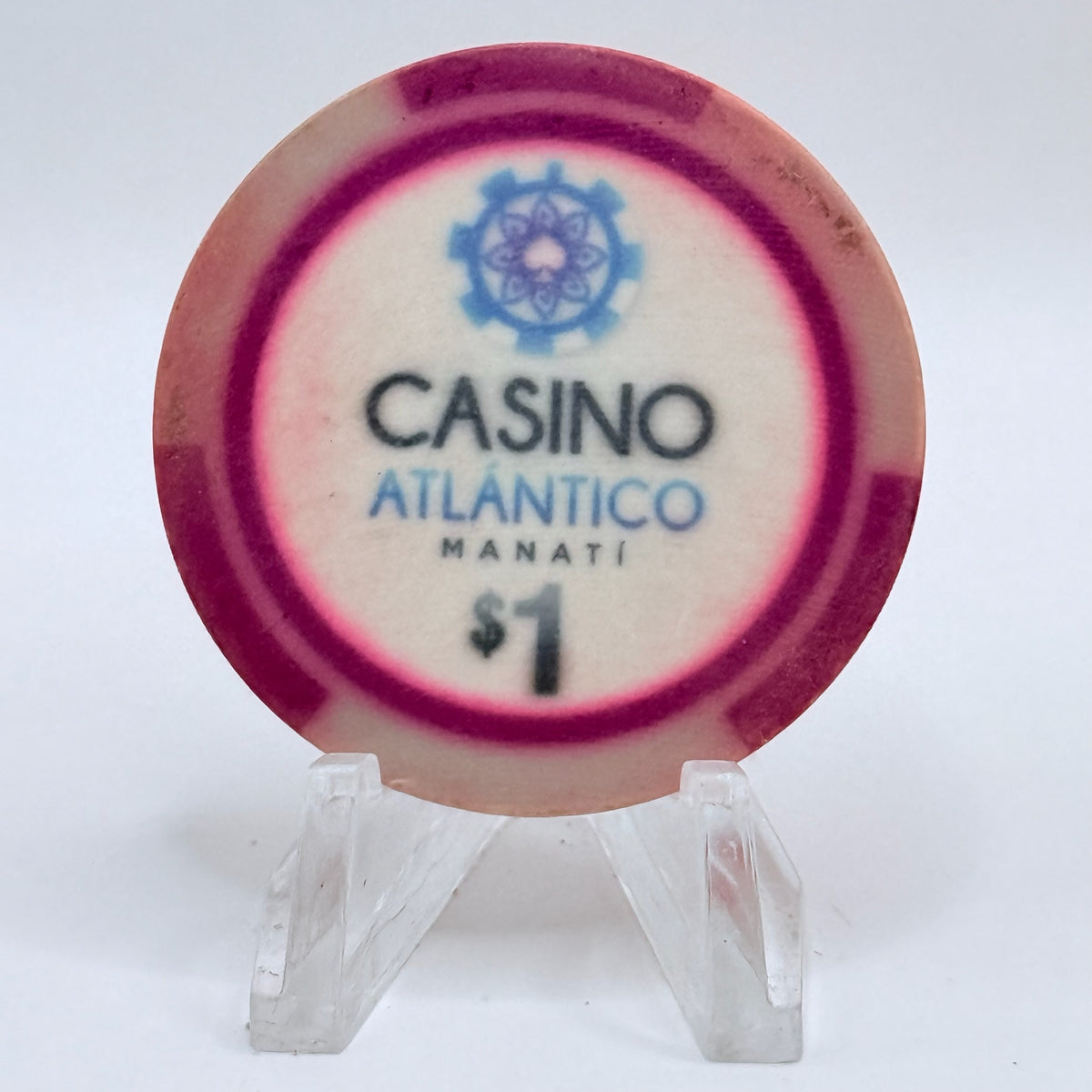 Casino Atlantico Manati Puerto Rico $1 Casino Chip