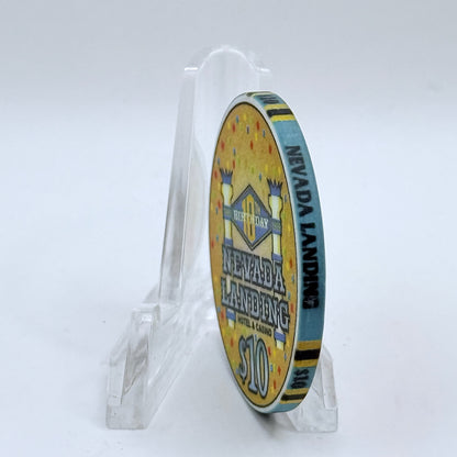 Nevada Landing Jean Nevada 1999 LE $10 Casino Chip V5093