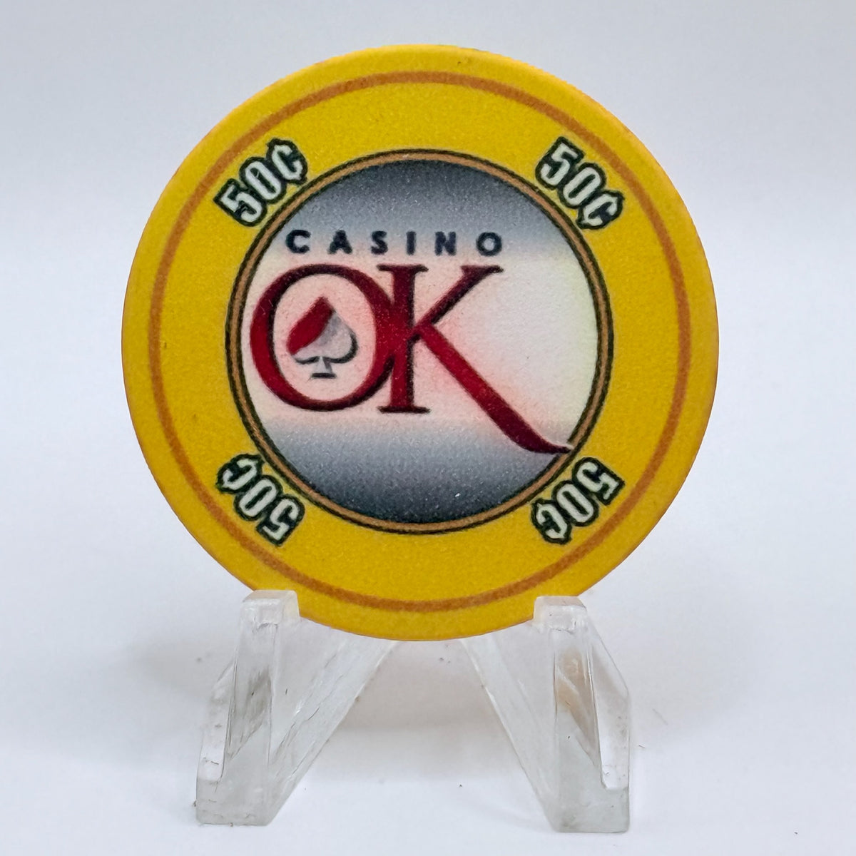 Casino OK (Oklahoma) Hinton Oklahoma 2012 $0.50 Casino Chip