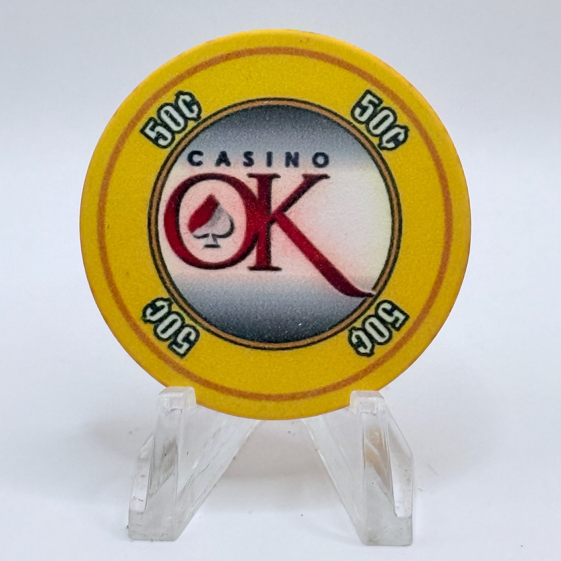 Casino OK (Oklahoma) Hinton Oklahoma 2012 $0.50 Casino Chip