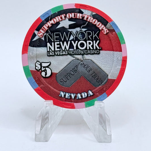 New York New York Las Vegas Nevada LE $5 Casino Chip V9226