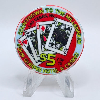 Four Queens Las Vegas Nevada 1999 'The Eagle has landed' Series 17 LE $5 Casino Chip V2528