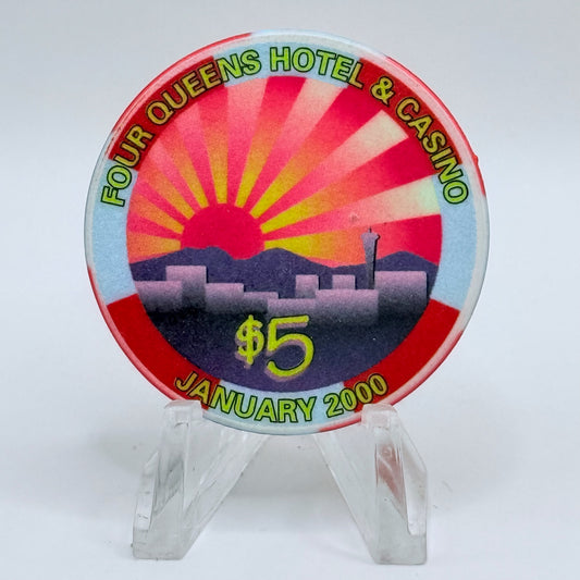 Four Queens Las Vegas Nevada 2000 Series 17 LE $5 Casino Chip V4194