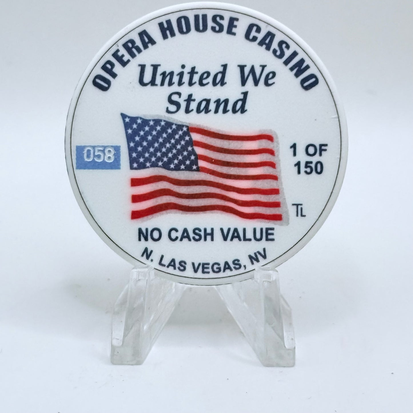 Opera House Casino N. Las Vegas Nevada 2002 LE NCV Casino Chip V9258