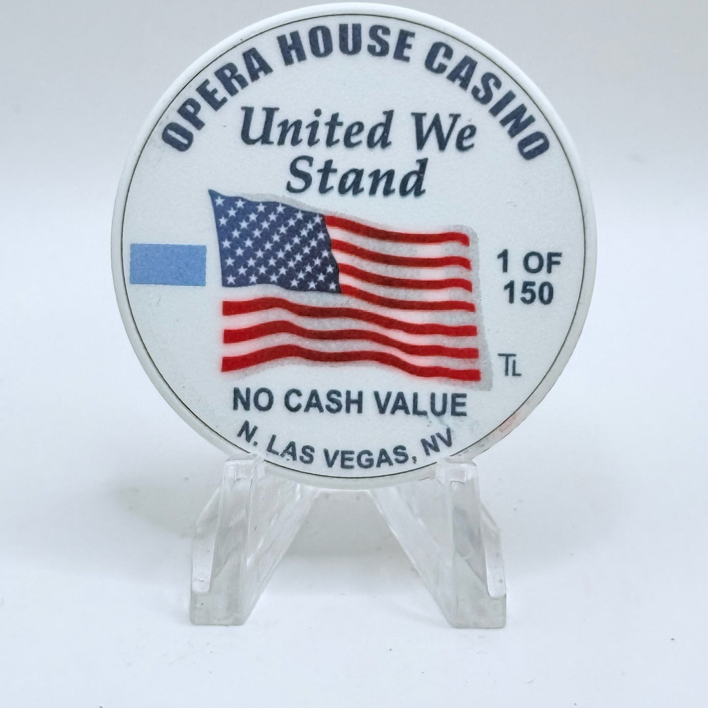 Opera House Casino N. Las Vegas Nevada 2002 LE NCV Casino Chip V9258