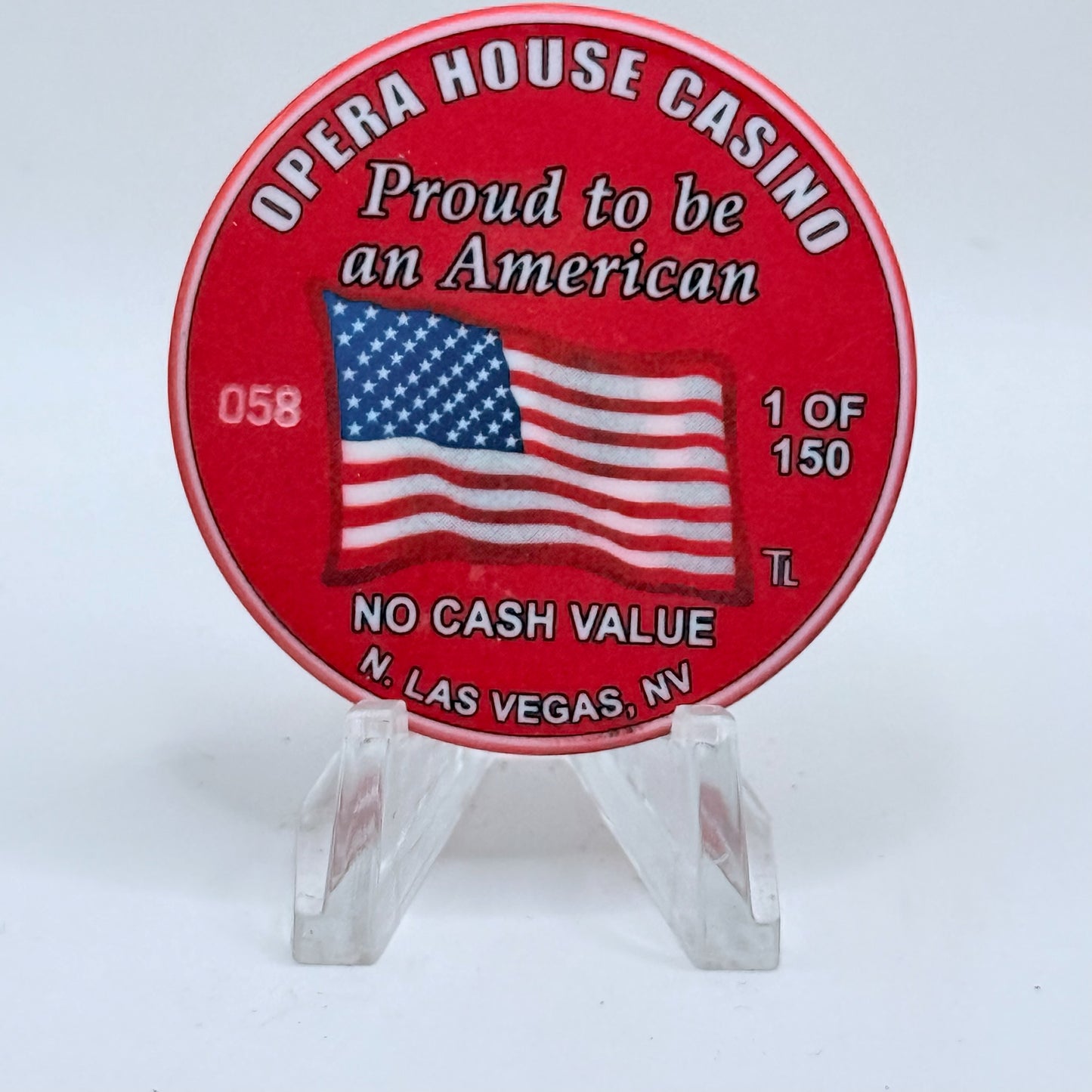 Opera House Casino N. Las Vegas Nevada 2002 LE NCV Casino Chip V9257
