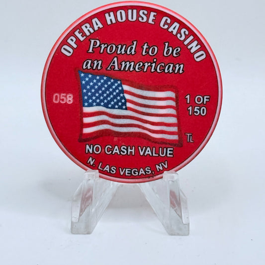 Opera House Casino N. Las Vegas Nevada 2002 LE NCV Casino Chip V9257
