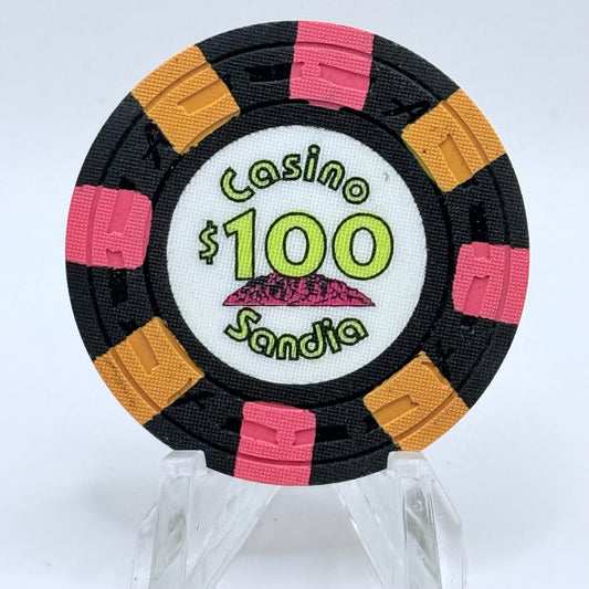 Sandia Resort and Casino Albuquerque New Mexico $100 Casino Chip