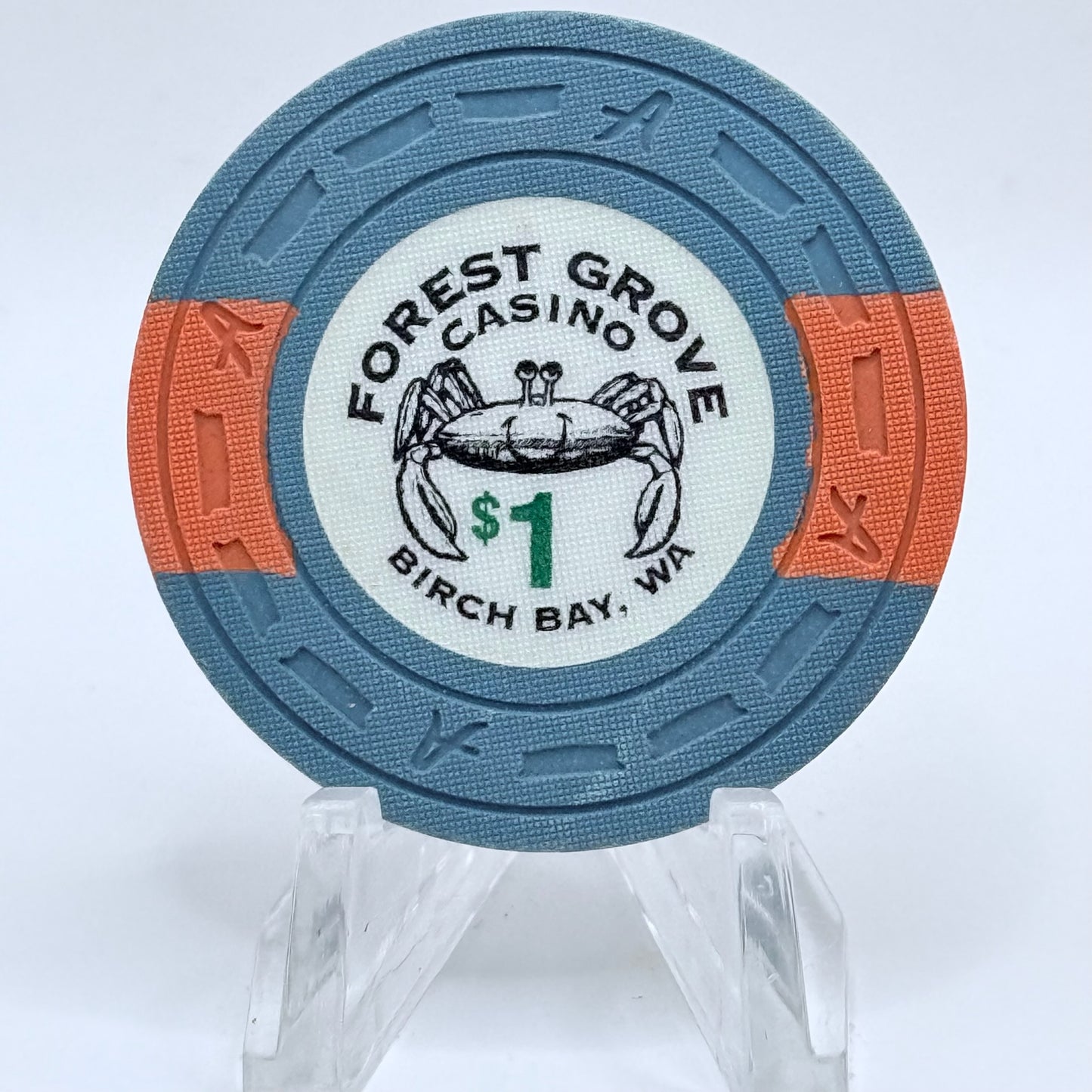 Forest Grove Casino Birch Bay Washington $1 Casino Chip