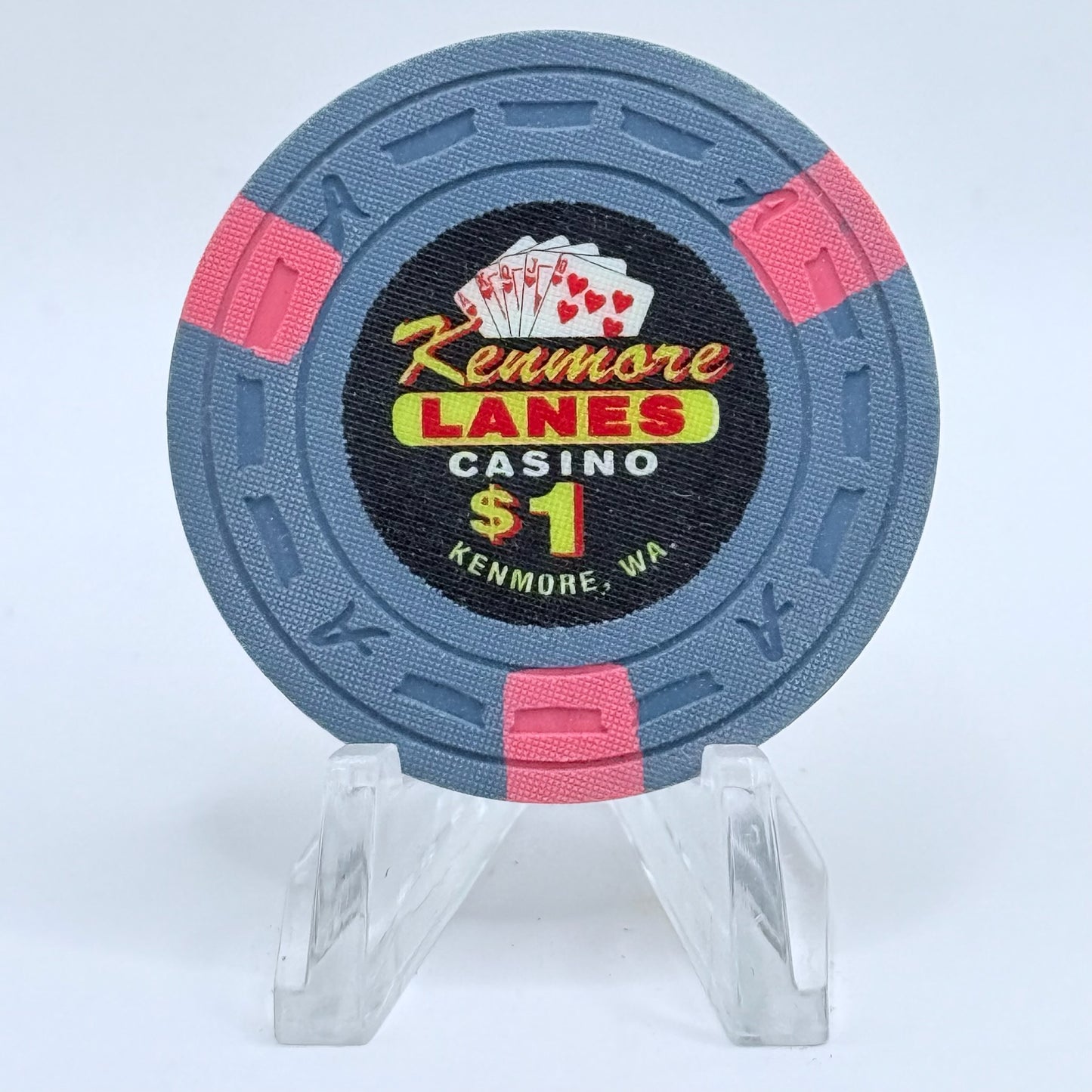 Kenmore Lanes Card Room Kenmore Washington $1 Casino Chip