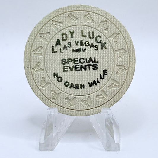 Lady Luck Las Vegas Nevada 1980s NCV Casino Chip N4358