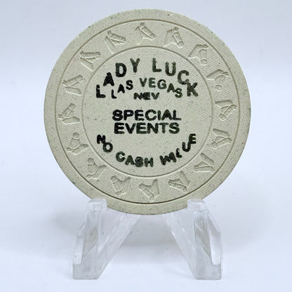 Lady Luck Las Vegas Nevada 1980s NCV Casino Chip N4358