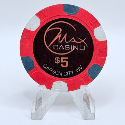 Max Casino Carson City Nevada 2015 $5 Casino Chip D2002