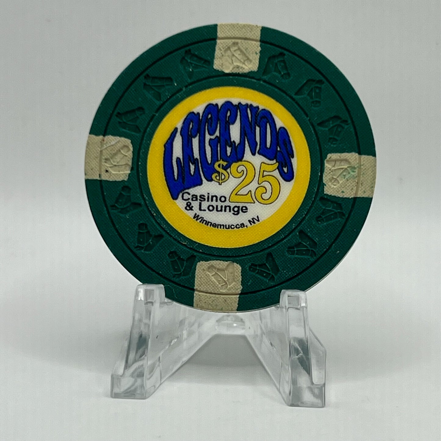 Legends Casino and Lounge Winnemucca NV 1996 $25 Chip E1316