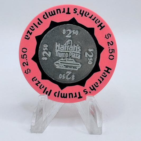 Harrah's Trump Plaza Atlantic City New Jersey $2.50 Casino Chip