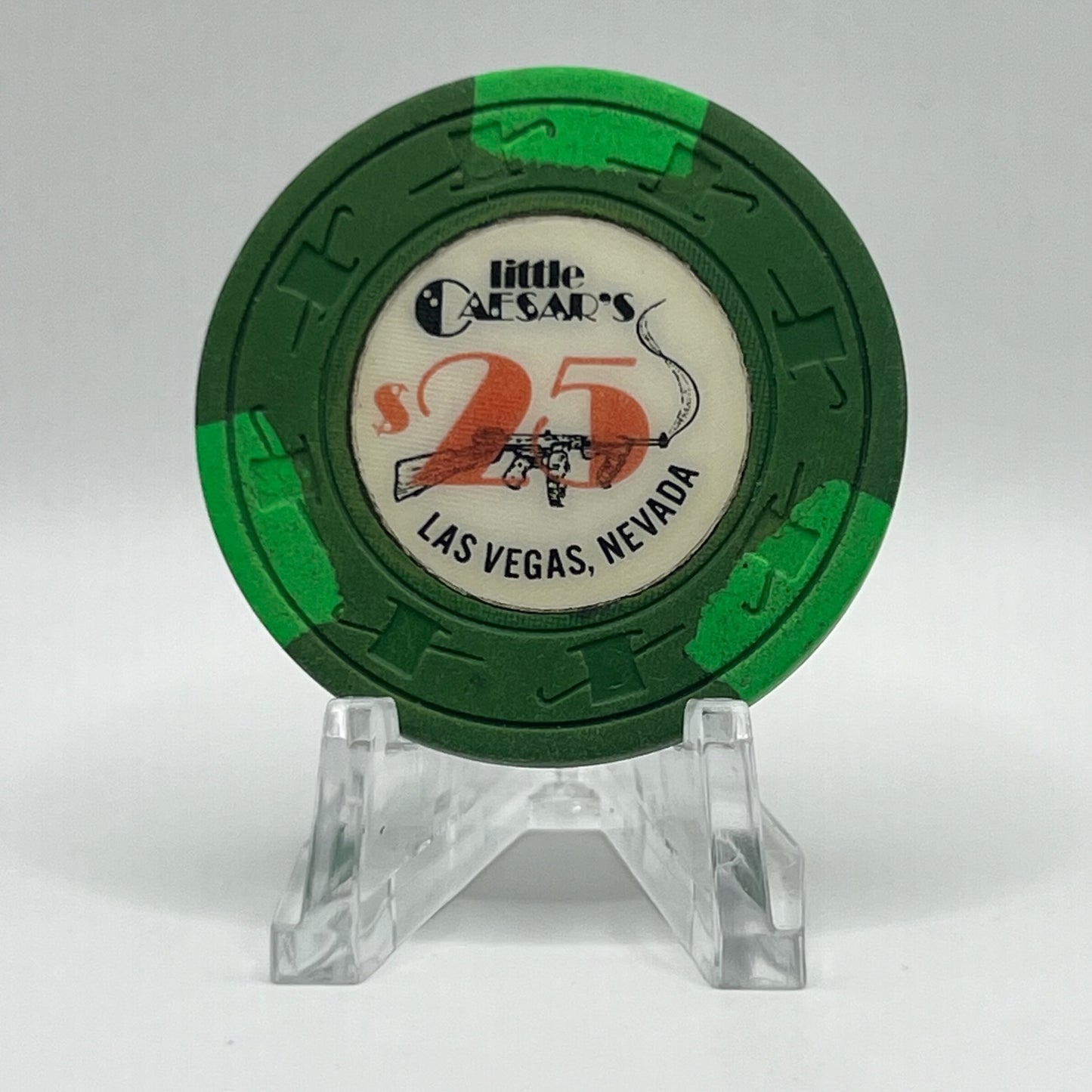 Little Caesars Las Vegas NV 1980s $25 Chip N1236