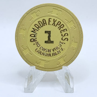 Ramada Express Laughlin Nevada 1989 Series 21 $1 NCV Casino Chip D0786