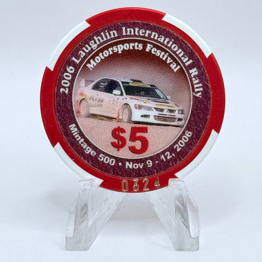 Ramada Express Laughlin Nevada 2006 'Motorsports Festival' LE $5 Casino Chip E8490