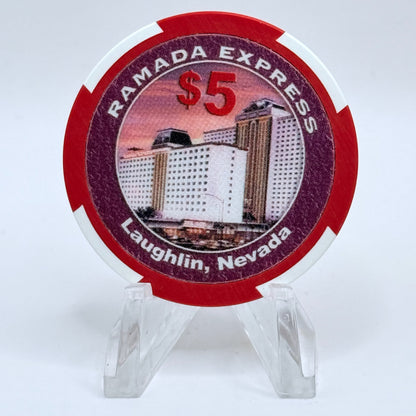 Ramada Express Laughlin Nevada 2006 'Motorsports Festival' LE $5 Casino Chip E8490