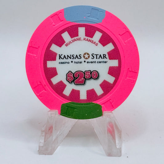 Kansas Star Casino Mulvane Kansas 2011 $2.50 Casino Chip